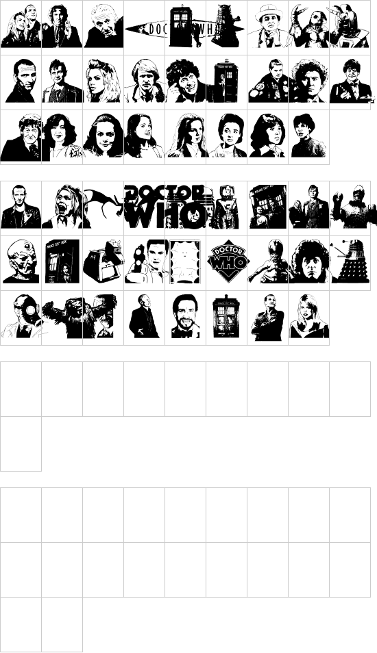 mapa de caracteres