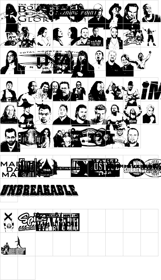 mapa de caracteres