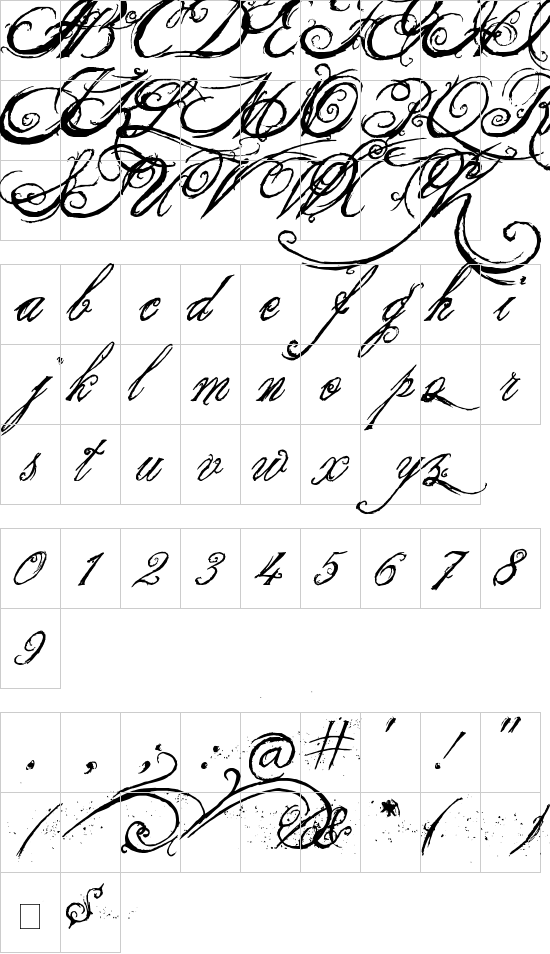 mapa de caracteres
