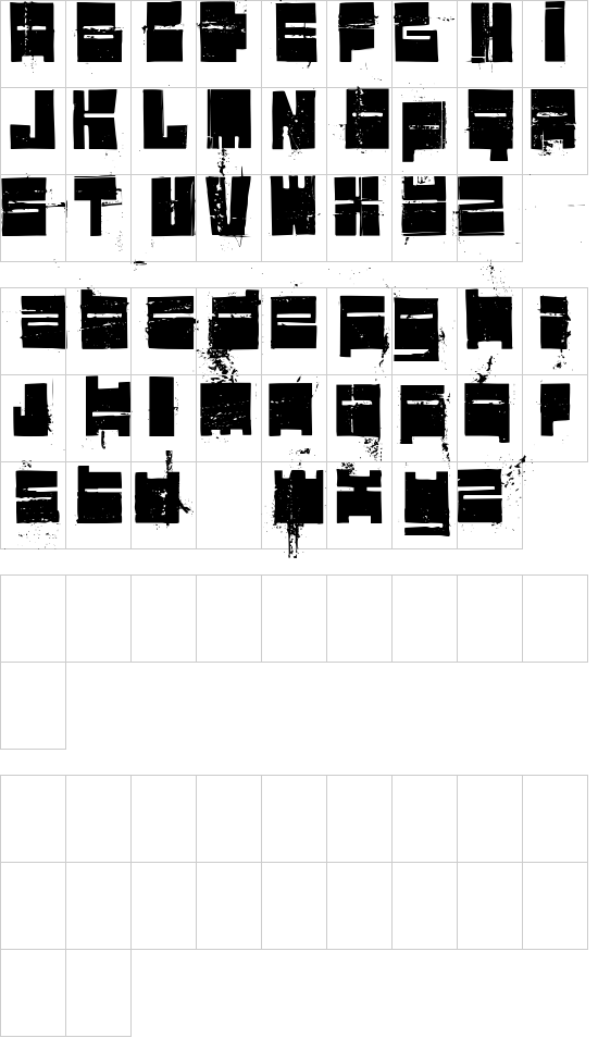 mapa de caracteres