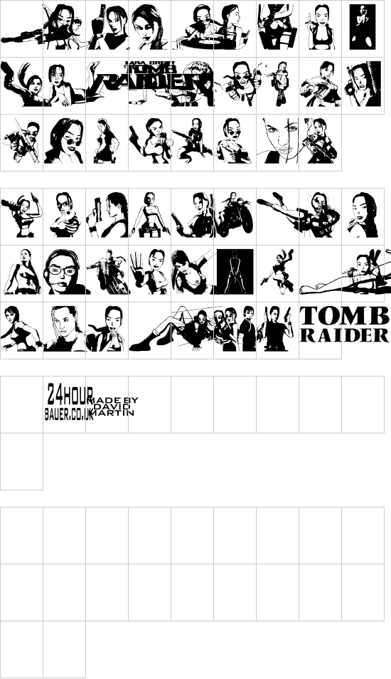 mapa de caracteres